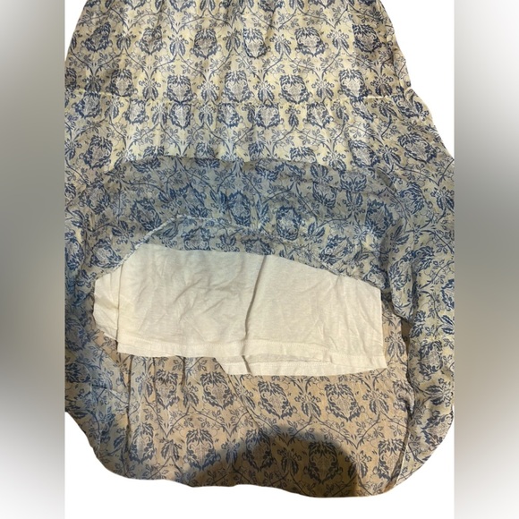 Anthropologie Lara Guidotti Silk Blend Flowy Summer Sleeveless sundress size M - Picture 7 of 9